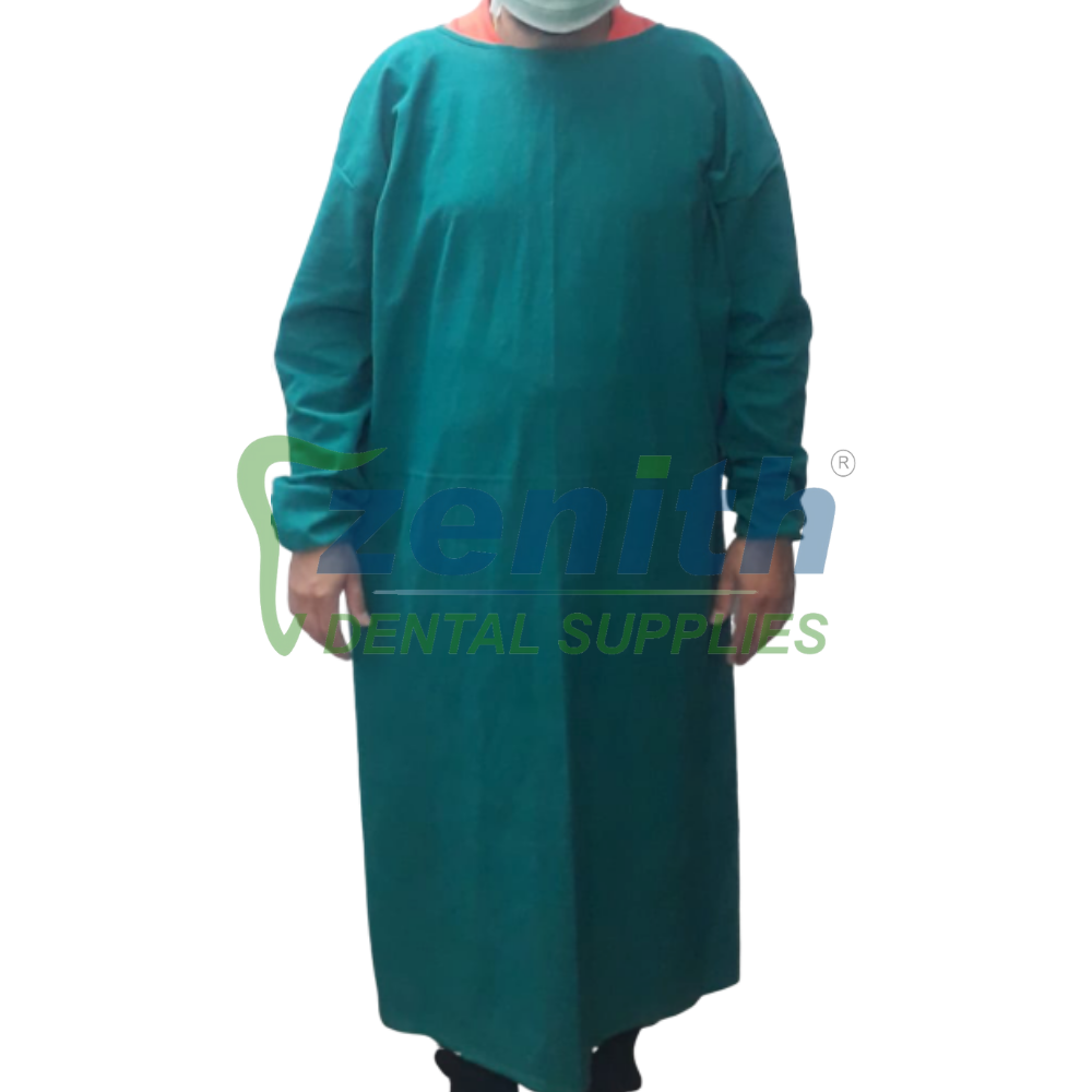 CUFF- SHIELD Nonwoven 43gsm SMS Fabric Disposable Surgical Isolation Gown  (Pack of 10, Blue, Length-48inch, Knitted Cuff, Fluid Resistant) Gown  Hospital Scrub Price in India - Buy CUFF- SHIELD Nonwoven 43gsm SMS